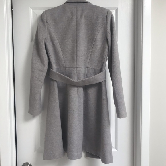 French Connection Light Grey Coat - Picture 3 of 5